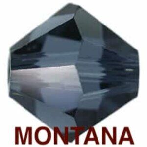 As Low As $2 4mm Montana Swarovski Crystal Bicone 5301 Beads 20pcs